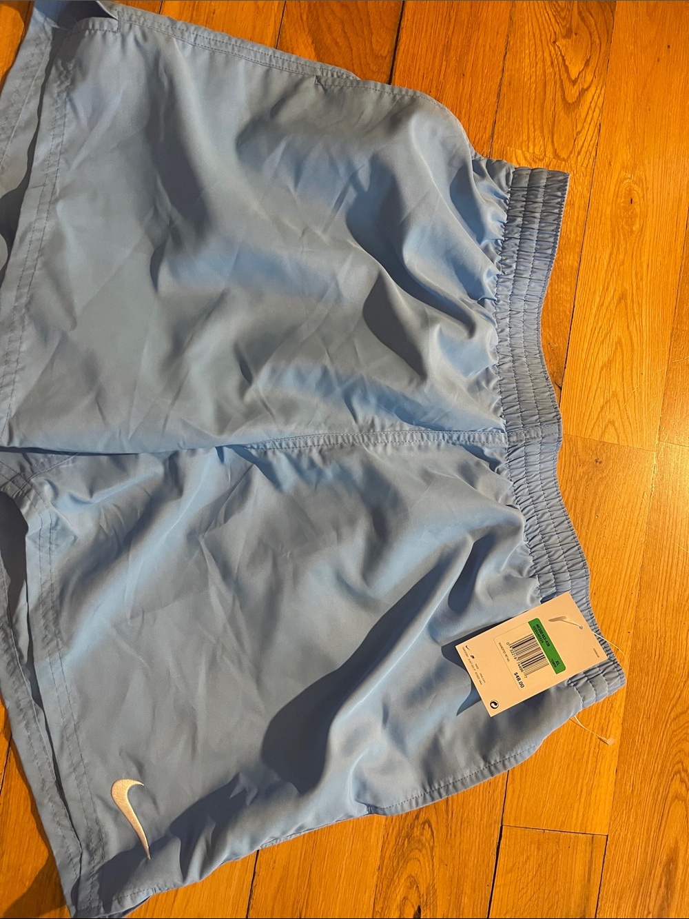 Nike Light Blue Athletic Running Shorts